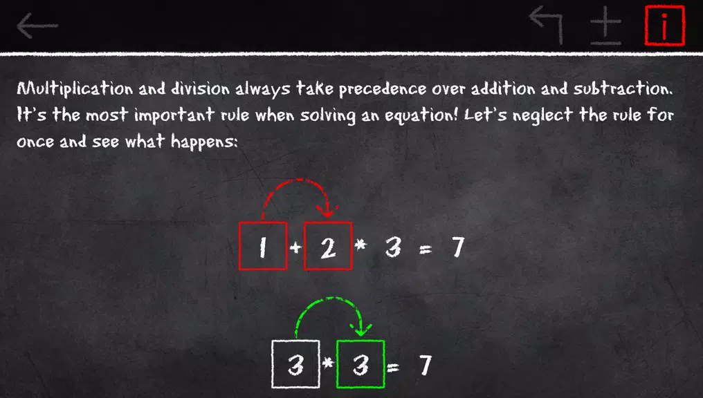 x=1: Learn to solve equations Screenshot4