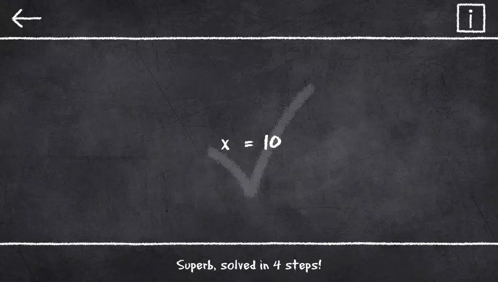 x=1: Learn to solve equations Screenshot2