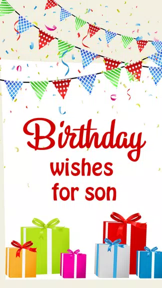 Birthday Wishes For Son Screenshot1