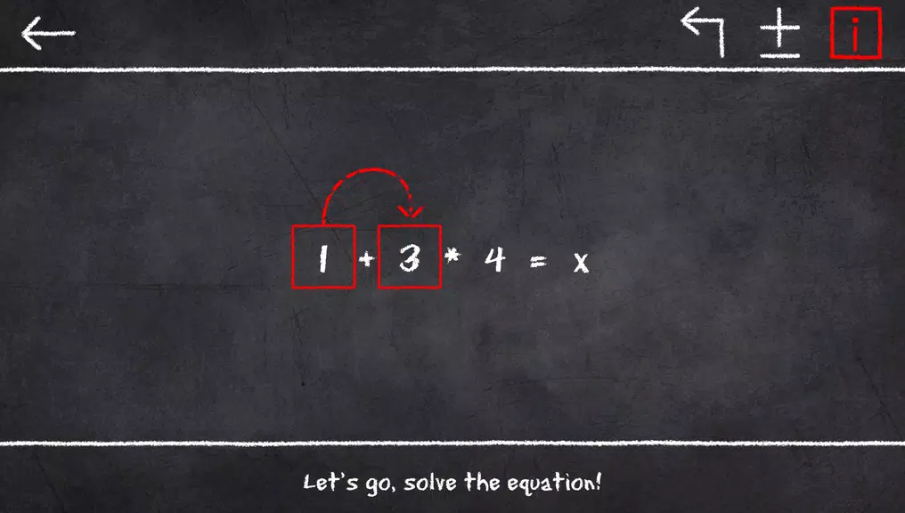 x=1: Learn to solve equations Screenshot3