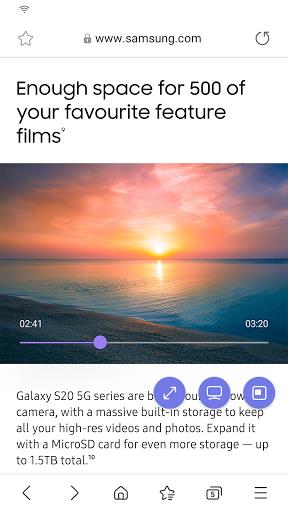 Samsung Internet Browser Beta Screenshot4