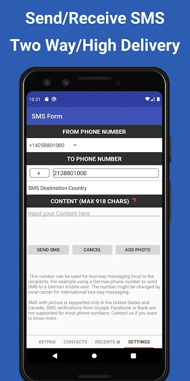 TalkTT-Call/SMS & Phone Number Screenshot3