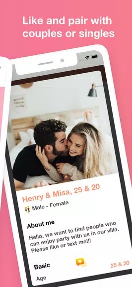 Easy3P: Group Dating App Screenshot2