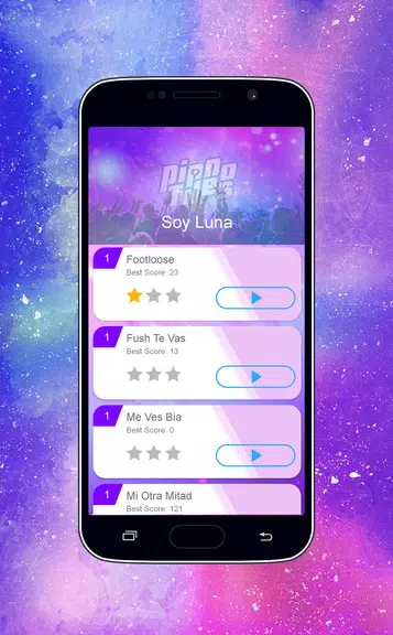 Piano Tiles - Soy Luna Girls Game Screenshot2
