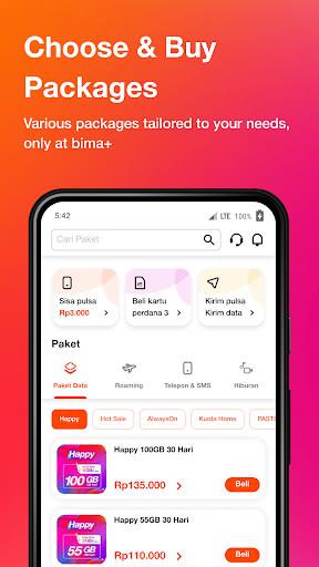 bima+ -Buy Credit/Package- Tri Screenshot1