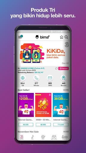 bima+ -Buy Credit/Package- Tri Screenshot65