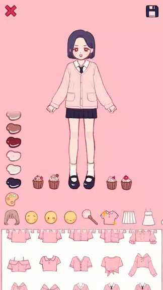 Pencil Girl : Dress Up Game Screenshot3