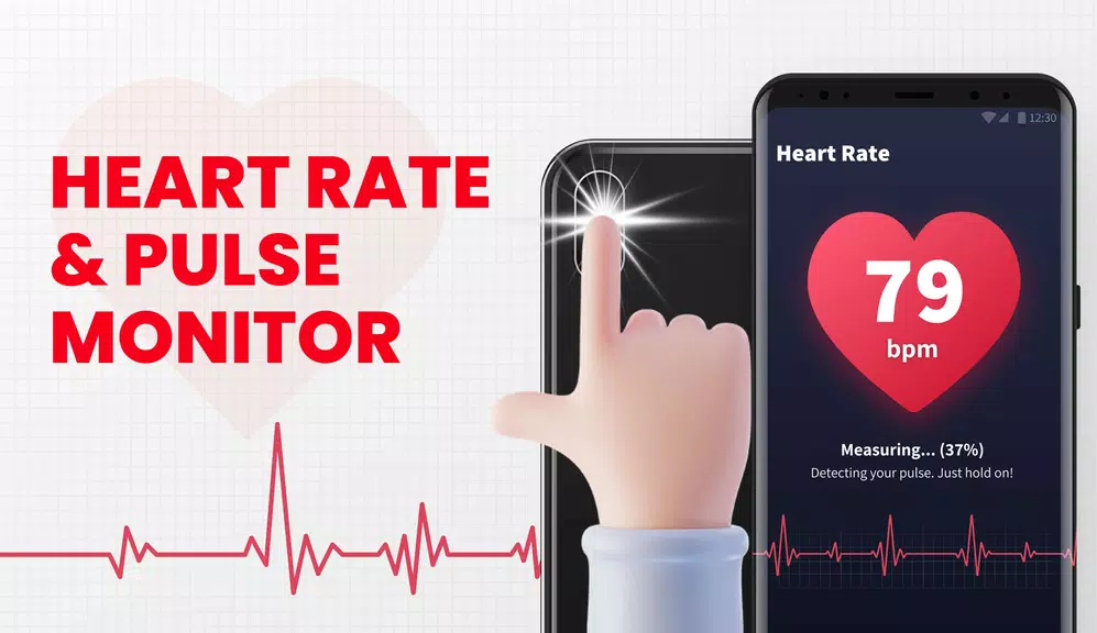 Heart Rate Monitor - Pulse App Screenshot1