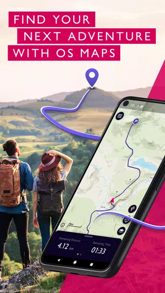 OS Maps: Explore hiking trails Screenshot1