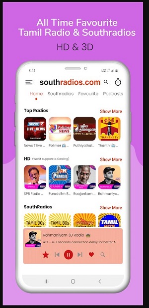 Southradios Tamil FM Radio HD Screenshot2