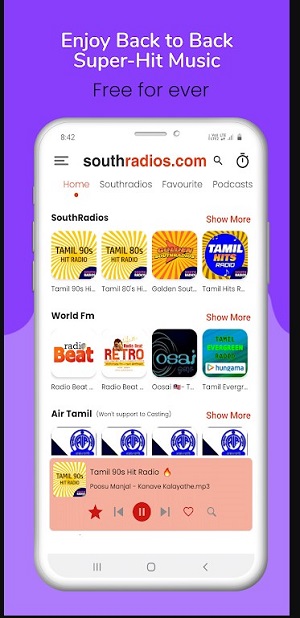 Southradios Tamil FM Radio HD Screenshot3