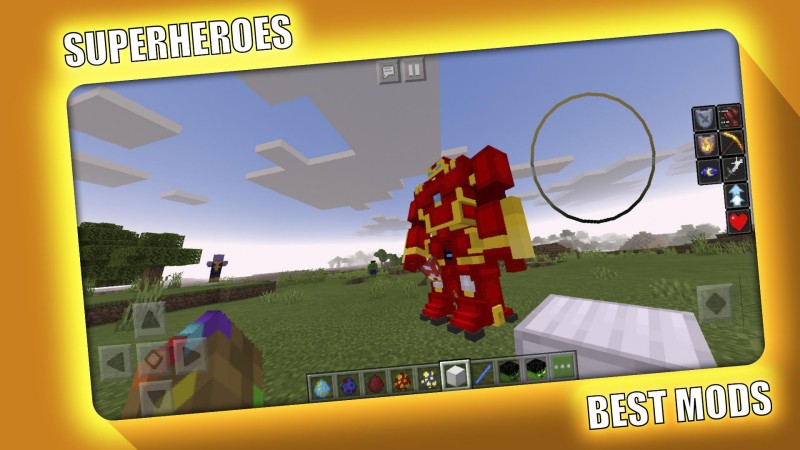 Superheroes Mod for Minecraft Screenshot1