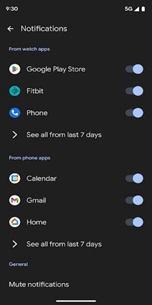 Google Pixel Watch Screenshot3