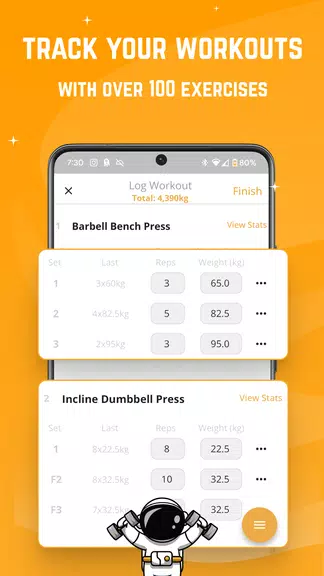 Stronger - Workout Gym Tracker Screenshot1