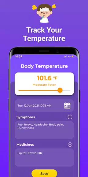 Body Temperature App Screenshot1