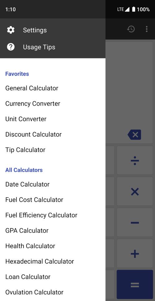 ClevCalc - Calculator Screenshot1