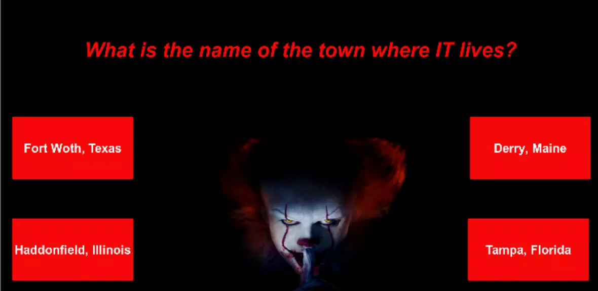 IT Pennywise Trivia Challenge Screenshot4