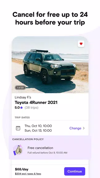 Turo — Car rental marketplace Screenshot4