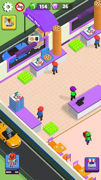 Idle Pizza Shop Tycoon Game Screenshot3