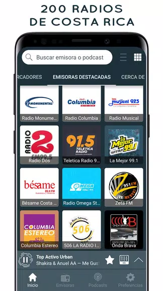 Radios de Costa Rica Online Screenshot1