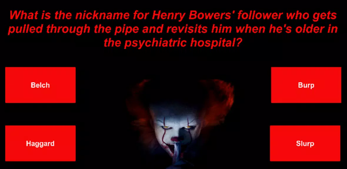 IT Pennywise Trivia Challenge Screenshot3