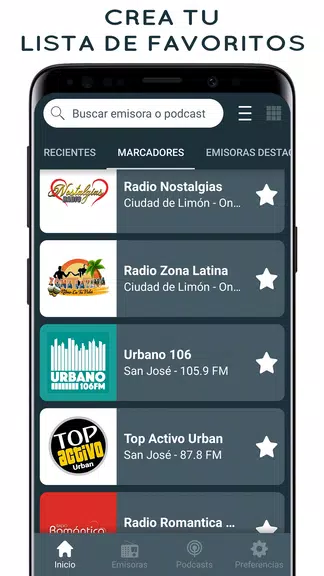 Radios de Costa Rica Online Screenshot3