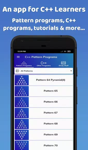 C++ Pattern Programs Screenshot1