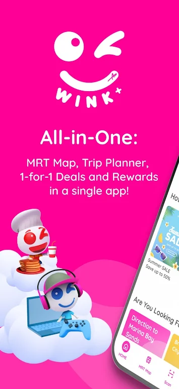 WINK+ SMRT Singapore MRT Map Screenshot1