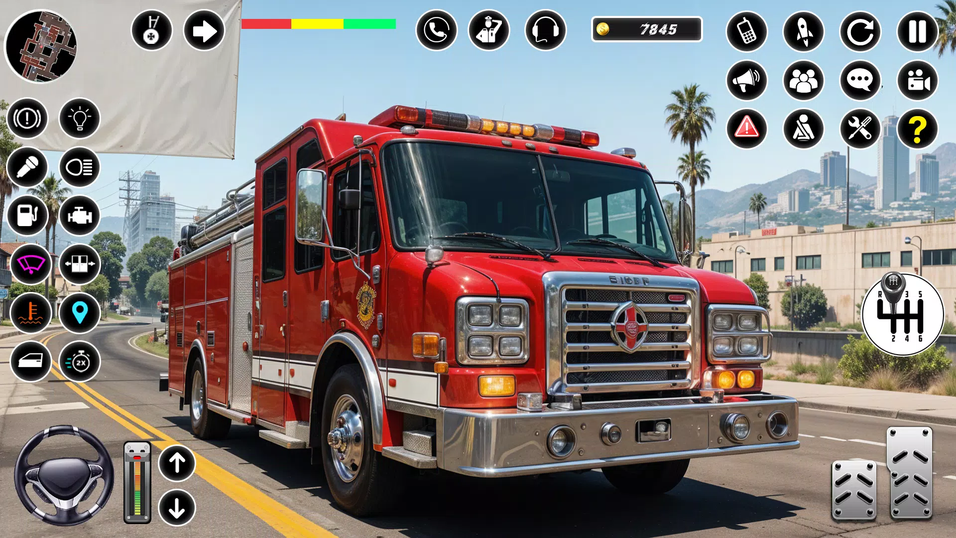 Fire Rescue Truck Driving Screenshot1