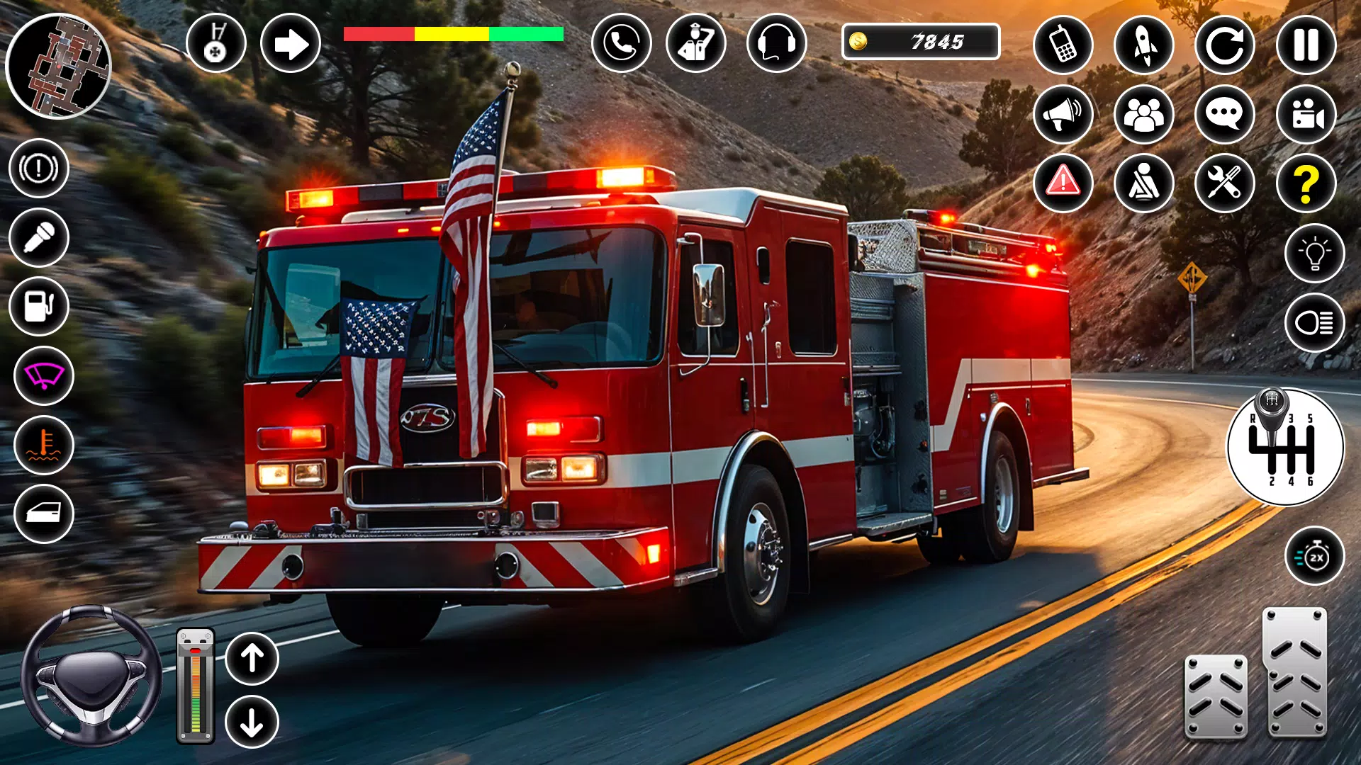 Fire Rescue Truck Driving Screenshot3