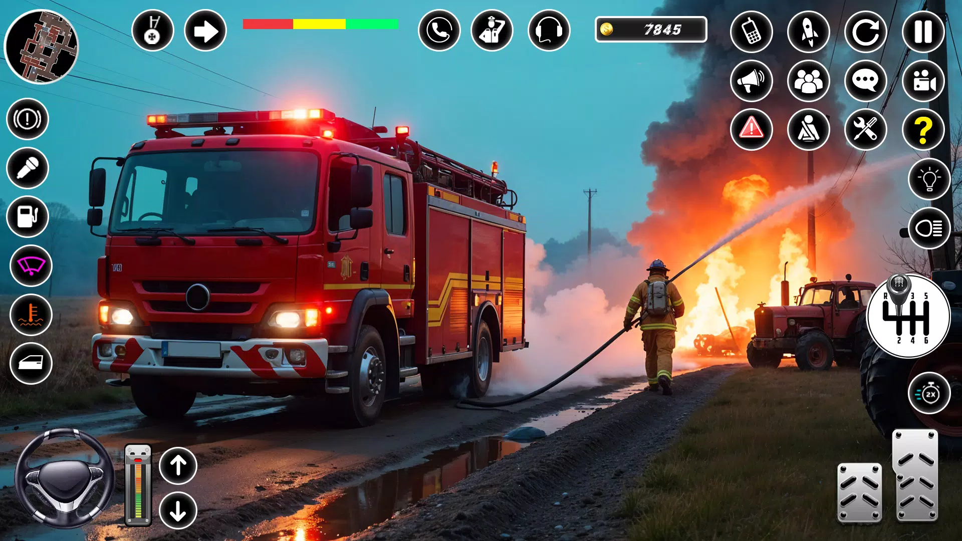 Fire Rescue Truck Driving Screenshot2