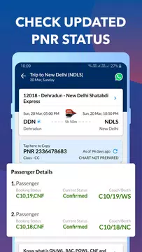 Book Tickets:Train status, PNR Screenshot3