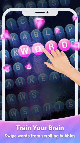 Scrolling Words Bubble Game Screenshot1