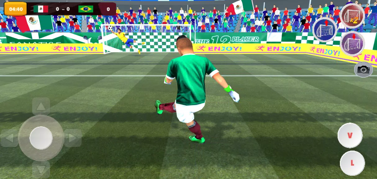 Goalie Wars Football Challenge Screenshot1