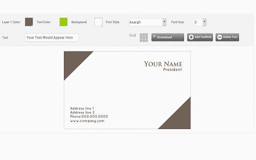 Business Card Maker Screenshot1