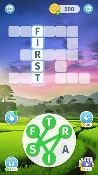 Sky Words: Word Game Screenshot1