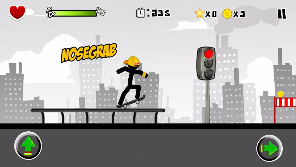 Stickman Skate : 360 Epic City Screenshot2