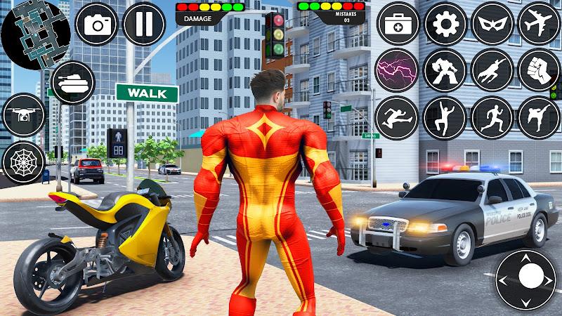 Spider Hero Man Rope Hero Game Screenshot2