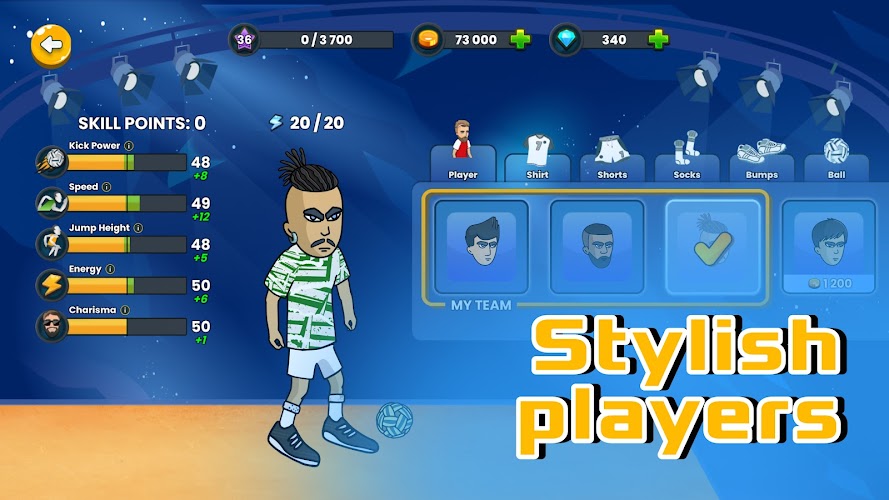 Soccer Spike - Kick Volleyball Screenshot2