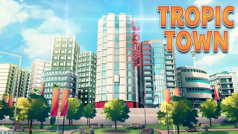 Town Building Games: Tropic Ci Screenshot1