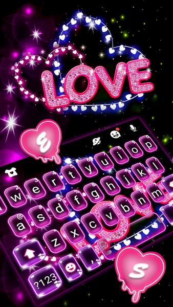 Neon Love Theme Screenshot2