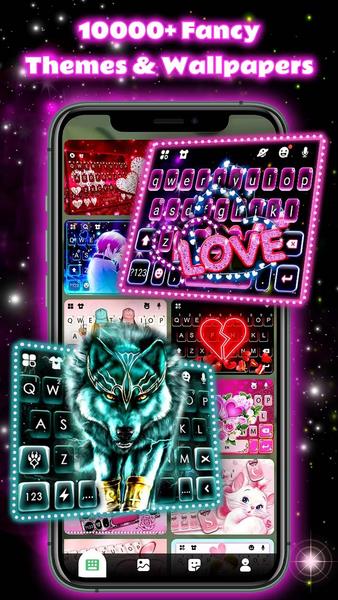 Neon Love Theme Screenshot3