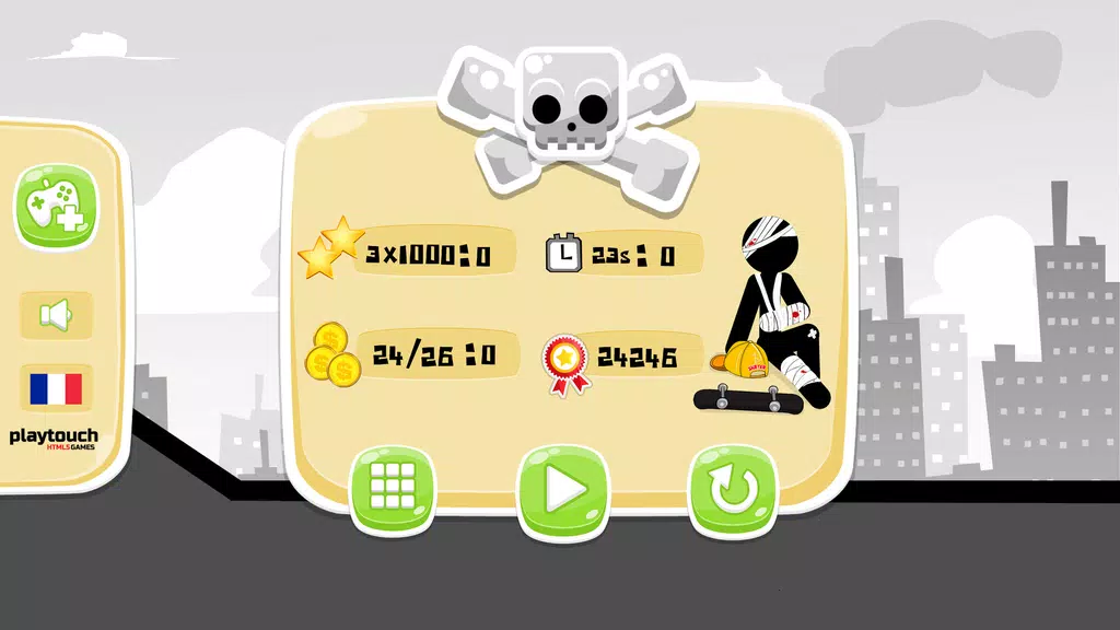 Stickman Skate : 360 Epic City Screenshot3