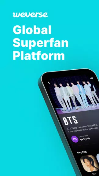 Weverse: Connect with Artists Screenshot1