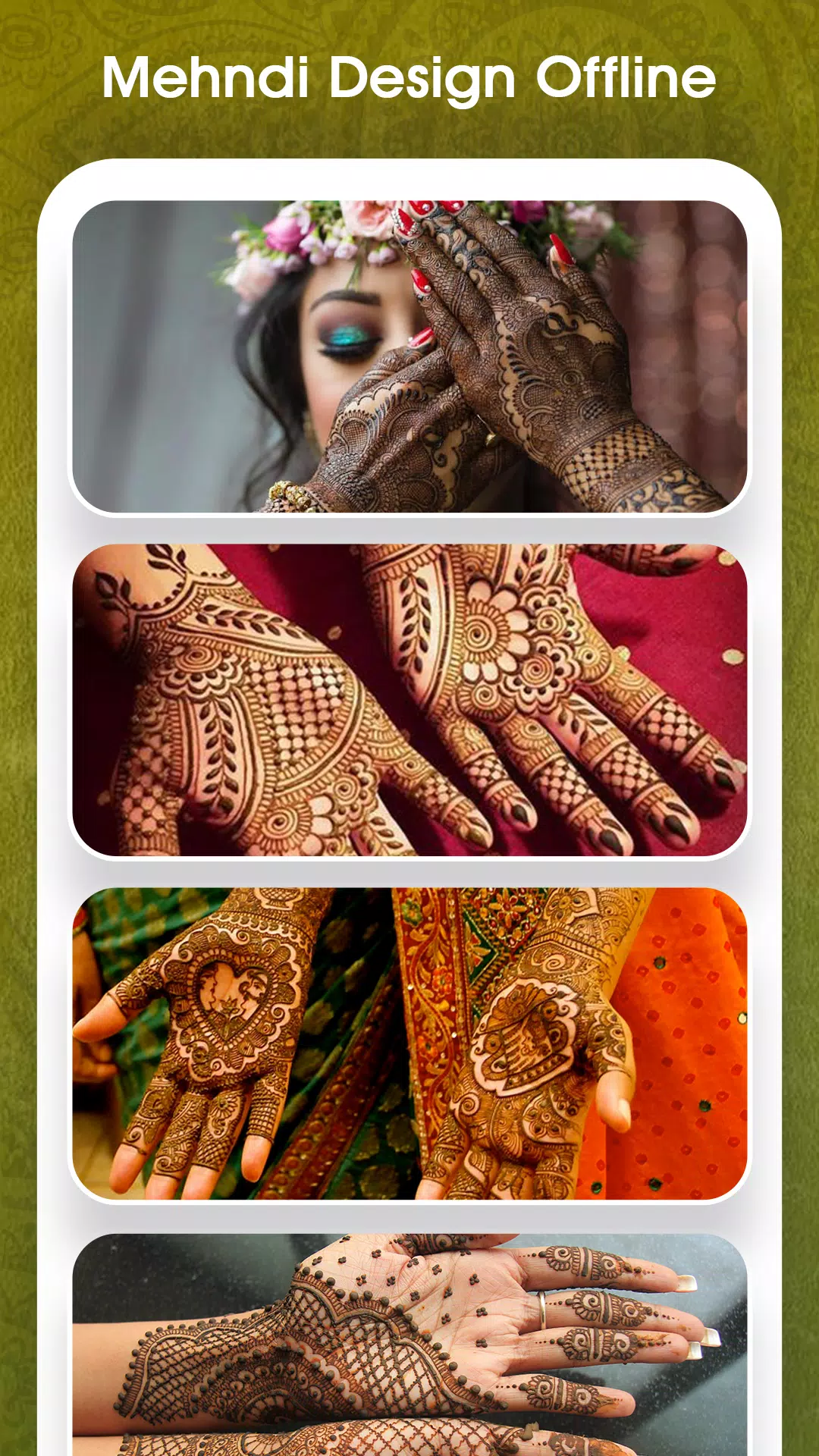 Mehndi Design App Offline Screenshot3