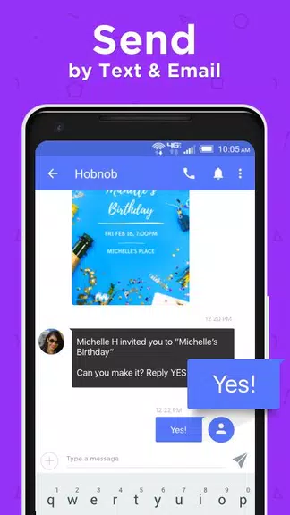 Hobnob - Invitation Card Maker Screenshot2