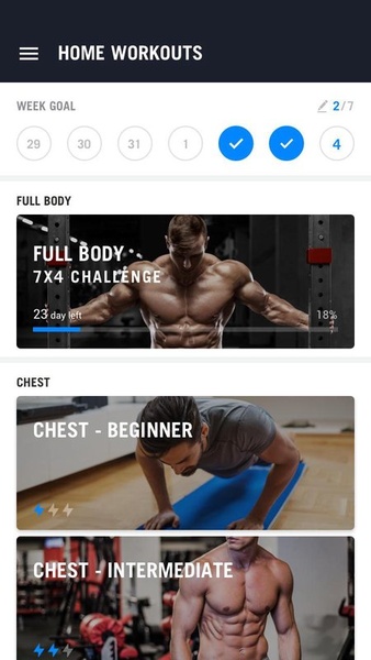 Home Workout - No Equipment Screenshot1