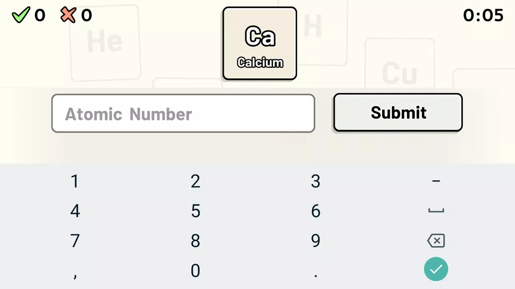 Periodic Table Quiz Screenshot4