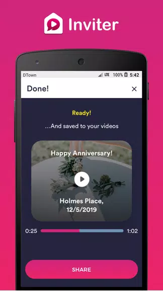 Video Invitations by Inviter Screenshot3