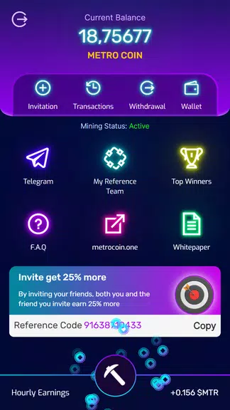 Metro Network - Play to Earn Screenshot2